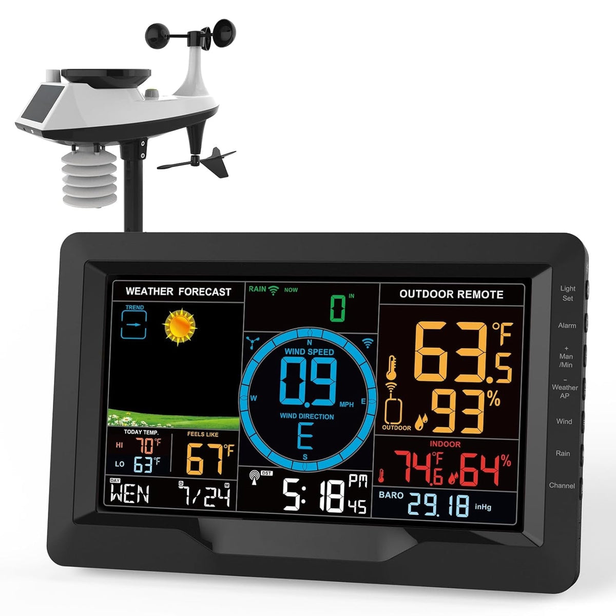 TaciAtmos 8-in-1 Hyperlocal Professional Weather Station