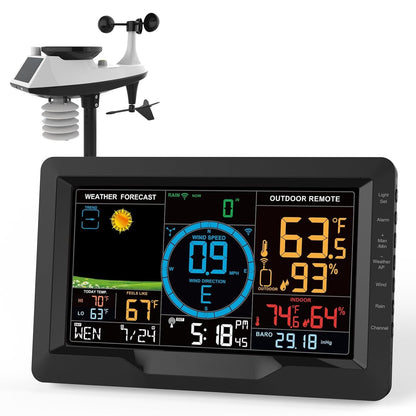 TaciAtmos 8-in-1 Hyperlocal Professional Weather Station