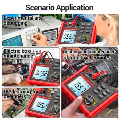 TeriLimax Professional 1000V Insulation Resistance Tester & Multimeter