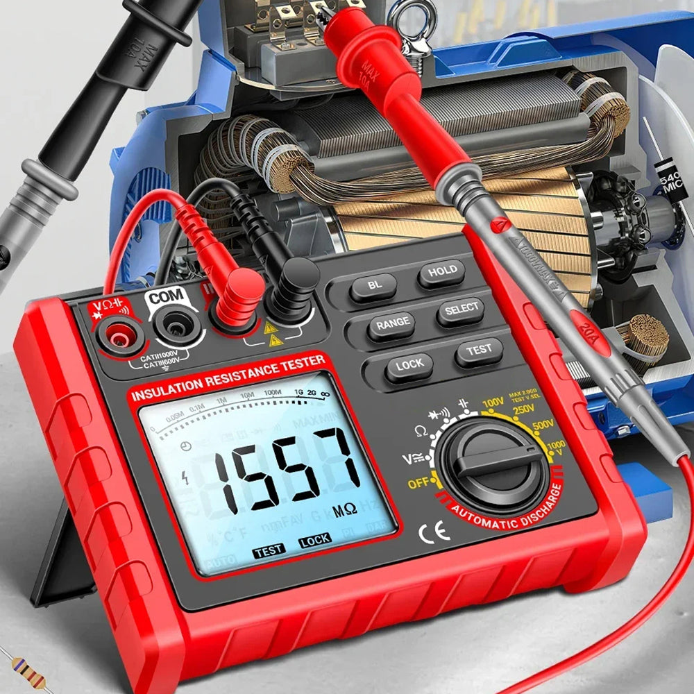 TeriLimax Professional 1000V Insulation Resistance Tester & Multimeter