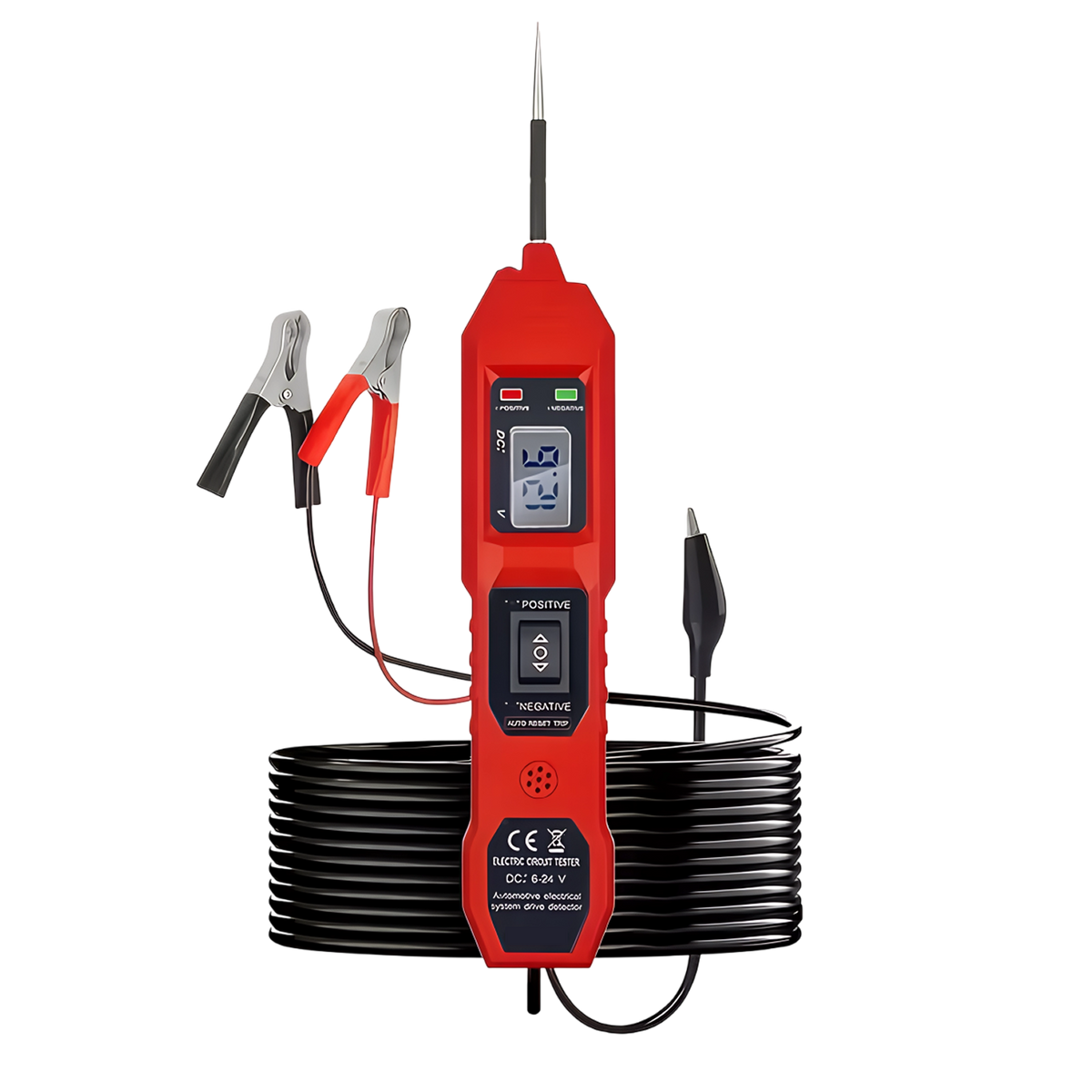 TyvixAxi 6V-24V Digital Automotive Continuity Tester with LED Floodlight