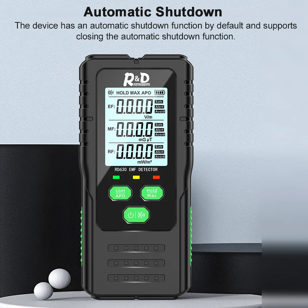 VisZelie Professional EMF RF EF Radiation Detector Meter