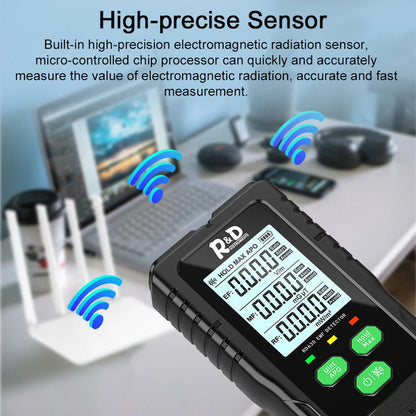 VisZelie Professional EMF RF EF Radiation Detector Meter