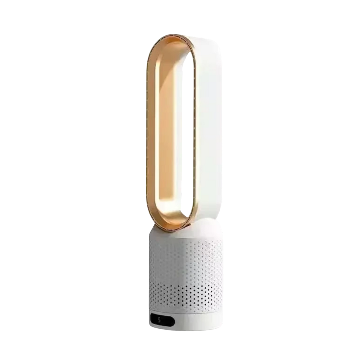 WhisParu Bladeless Fan 8-Speed 30dB Sleep Mode 90° Oscillation Negative Ion Air Purifier