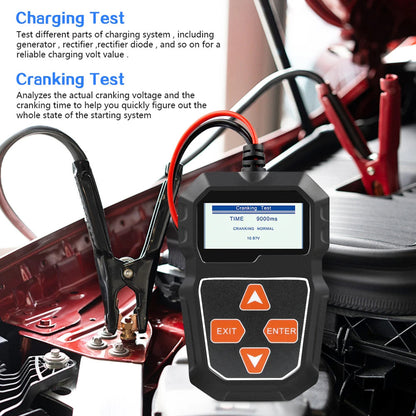 WontPrix 3-in-1 Battery and Alternator Tester for 12V Vehicles