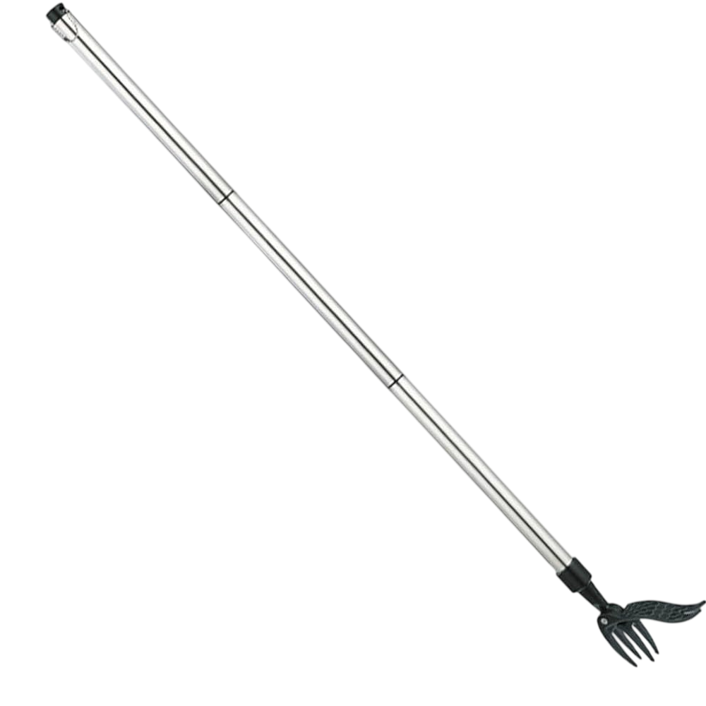 ZasJanee 40" Stand-Up Weed Puller with 4-Claw Steel Head