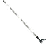 ZasJanee 40" Stand-Up Weed Puller with 4-Claw Steel Head